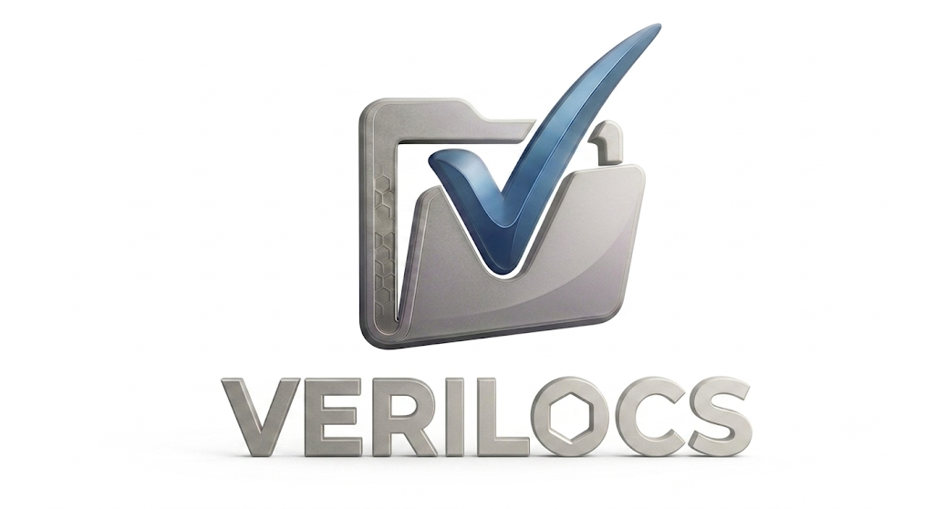 Verilocs folder check logo
